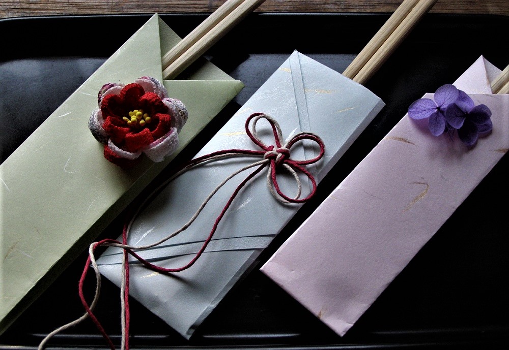 お正月の折り紙、おしゃれで簡単な箸袋